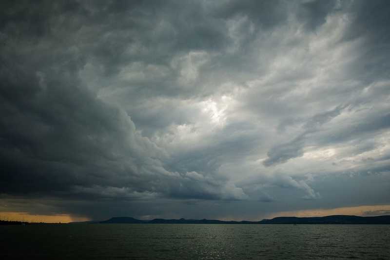 Keszthelynél kiöntött a Balaton