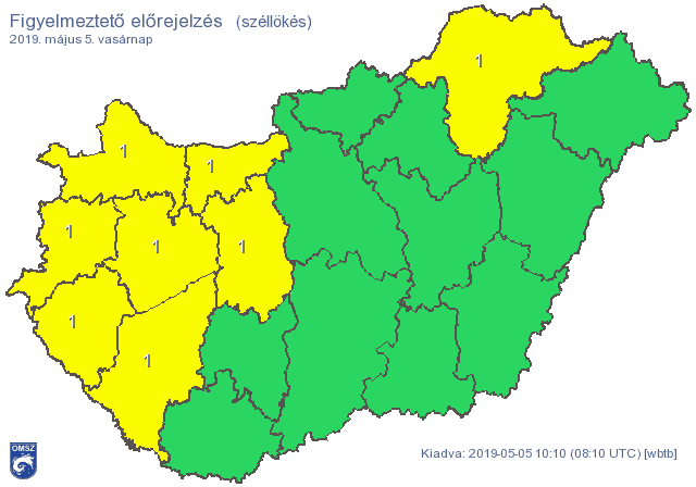 Akár havazhat is az ország bizonyos területein