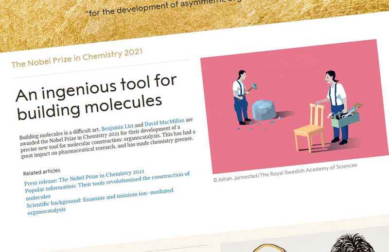 Molekuláris kutatásokért ketten kapják a kémiai Nobel-díjat