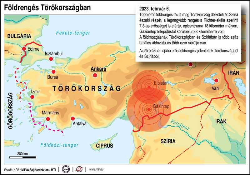 Erős földrengéssorozat rázta meg Törökországot és Szíriát - rengeteg a halálos áldozat